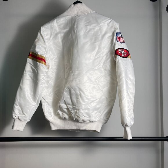 Starter Black Label San Francisco 49ers satin jacket size S - Picture 2 of 3